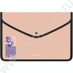 Папка-конверт на кнопке А4 Matt Manga /обшитая, с текстильной вставкой /ассорти | Фото 4