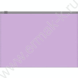 Папка-конверт на молнии A5+ Zip "Matt Pastel Bloom" /ассорти | Фото 4