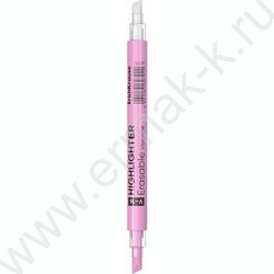 Текстовыделитель двустор. стираемый /розовый/ косой - 4,0-0,6мм, Visioline V-16 Erasable Pastel | Фото 1