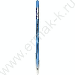 Ручка шар CANDY Glow синяя 0,7мм, круглый корпус ассорти, игольчатый наконечник | Фото 2