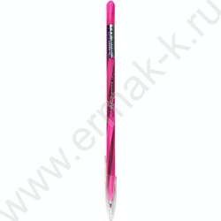 Ручка шар CANDY Glow синяя 0,7мм, круглый корпус ассорти, игольчатый наконечник | Фото 3