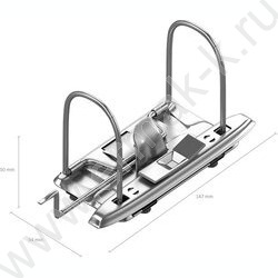 Файл 50мм Бизнес разборный бордо с карманом | Фото 5