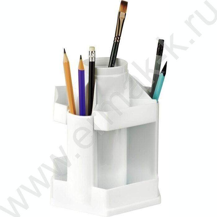 Подставка д/каранд. и ручек Maxi Desk вращающийся /белый | Фото 3