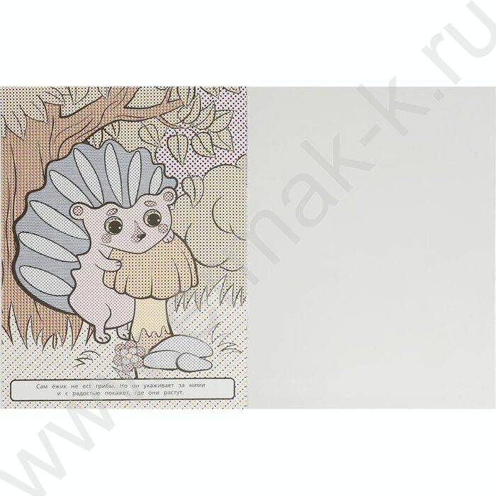 Раскраска Большая водная. Обитатели леса | Фото 4