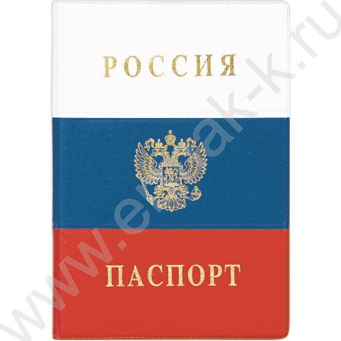 Обложка д/паспорта Флаг РФ 188*134 ассорти | Фото 1