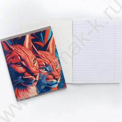 Тетрадь  96л линейка "Дикая природа" 5видов /глянец | Фото 6