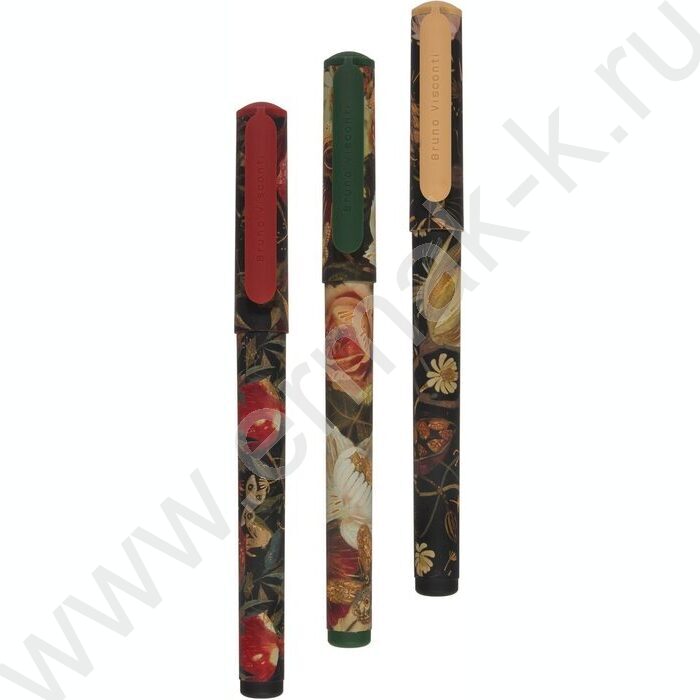 Ручка шар DreamWrite. Flora.Black night синяя 0,7мм 3вида | Фото 2