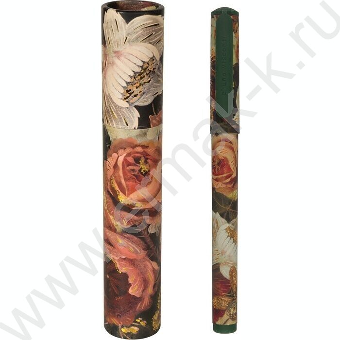 Ручка шар DreamWrite. Flora.Black night синяя 0,7мм 3вида | Фото 5