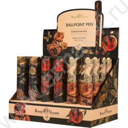 Ручка шар DreamWrite. Flora.Black night синяя 0,7мм 3вида | Фото 8