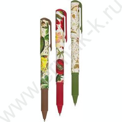 Ручка шар DreamWrite. Flora.Bloom flowers синяя 0,7мм 3вида | Фото 1