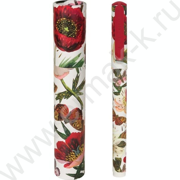 Ручка шар DreamWrite. Flora.Bloom flowers синяя 0,7мм 3вида | Фото 4