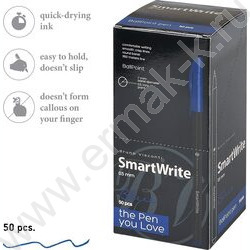 Ручка шар SmartWrite Black синяя 0,5мм | Фото 3