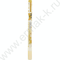 Ручка гелевая золото 0,8мм  UniWrite Котики делают нас счастливыми | Фото 2