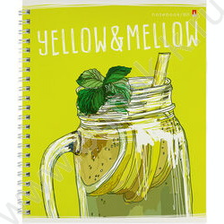 Тетрадь  80л А5+ клетка/спираль "My refresh" /глянец/ ассорти | Фото 4