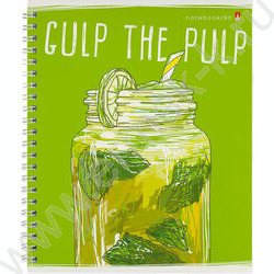 Тетрадь  80л А5+ клетка/спираль "My refresh" /глянец/ ассорти | Фото 5