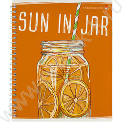 Тетрадь  80л А5+ клетка/спираль "My refresh" /глянец/ ассорти | Фото 6