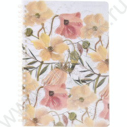 Тетрадь  60л клетка/спираль "Цветочная страсть" | Фото 1