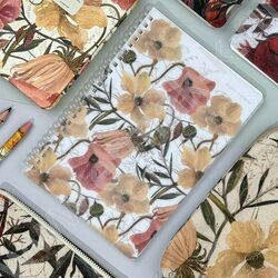 Тетрадь  60л клетка/спираль "Цветочная страсть" | Фото 4