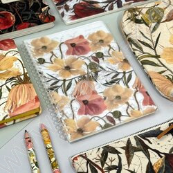 Тетрадь  60л клетка/спираль "Цветочная страсть" | Фото 5