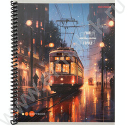 Тетрадь  48л клетка/спираль "Мой любимый город" /твин-лак/ ассорти | Фото 1
