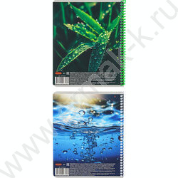 Тетрадь  48л клетка/спираль "Совершенная красота" /софт-тач/ ассорти | Фото 5