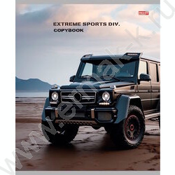 Тетрадь  80л клетка/спираль "Брутальные автомобили" ассорти | Фото 3