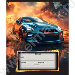 Тетрадь  12л линейка "Авто и драйв" 5видов | Фото 3