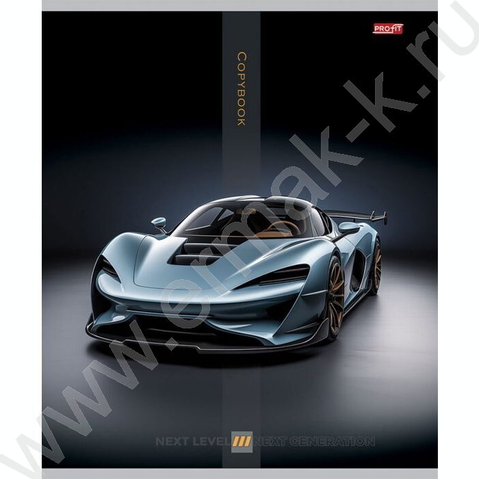 Тетрадь  48л клетка "Авто на черном фоне-1" ассорти | Фото 4