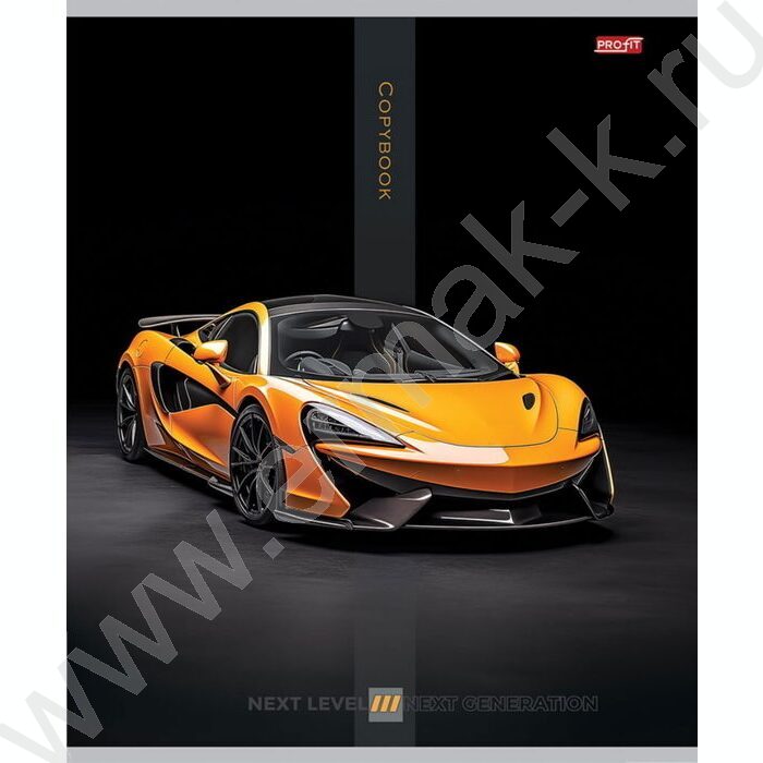 Тетрадь  48л клетка "Авто на черном фоне-1" ассорти | Фото 5