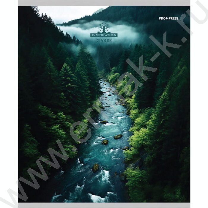 Тетрадь  48л клетка "Атмосферные виды" ассорти | Фото 5