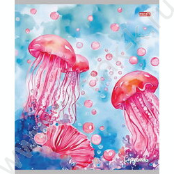 Тетрадь  48л клетка "Подводная тематика" ассорти | Фото 6