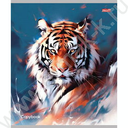 Тетрадь  48л клетка "Портрет зверя-1" ассорти | Фото 2