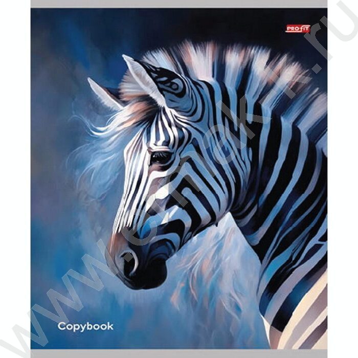 Тетрадь  48л клетка "Портрет зверя-1" ассорти | Фото 6