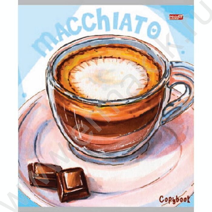 Тетрадь  48л клетка "Чашечка кофе" ассорти | Фото 6