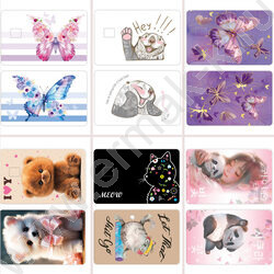 Наклейка на банковскую и транспортную карты с высечкой под чип "Ассорти" 48 дизайнов в блоке | Фото 3