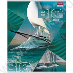 Тетрадь  48л клетка "BIG boys - BIG toys" /металлизиров.картон/выб лак/ 5видов | Фото 3