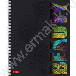 Тетрадь  96л клетка/спираль "Animals print" /мат.ламин. 3D лак/ 4вида | Фото 2