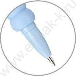 Ручка шар Unico синяя 0,5мм/игла,корпус пл.цветной,сменный стержень 130мм | Фото 2