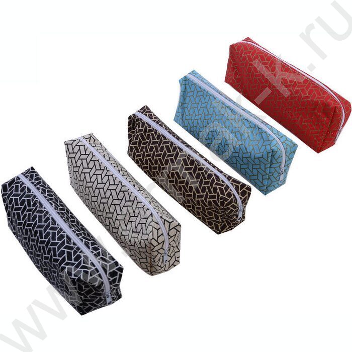 Пенал-косметичка молния "Parallel" ПВХ ассорти | Фото 1