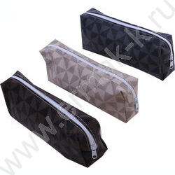 Пенал-косметичка молния "Ego" ПВХ ассорти | Фото 1