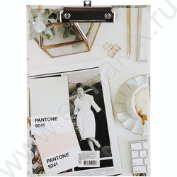 Клипборд А4 глянц.ламин. с зажимом Стильный офис | Фото 1