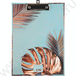 Клипборд А4 мат.ламин. с зажимом Night Tropic | Фото 1