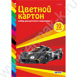 Картон цв. мелов. А4 10л/10цв Волшебный Веер на заклепке 9 дизайнов | Фото 9