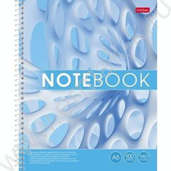 Тетрадь 100л клетка/спираль/карман/перфорация "Сфера" /УФ-лак/ | Фото 1