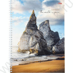 Тетрадь  60л А4 клетка/спираль "Прибрежные скалы-1" | Фото 1