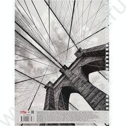 Тетрадь  60л А4 клетка/спираль "Тема города" | Фото 3