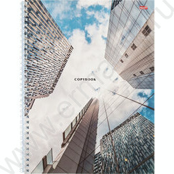 Тетрадь  80л А4 клетка/спираль "Городское небо" | Фото 1