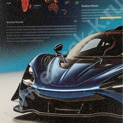 Тетрадь  96л А4 клетка/спираль "Автомобильная тематика" ассорти | Фото 5