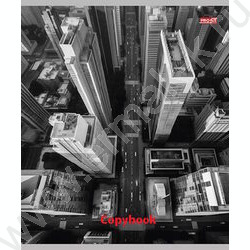 Тетрадь  48л клетка "Мегаполис в чёрно-белом" ассорти | Фото 6