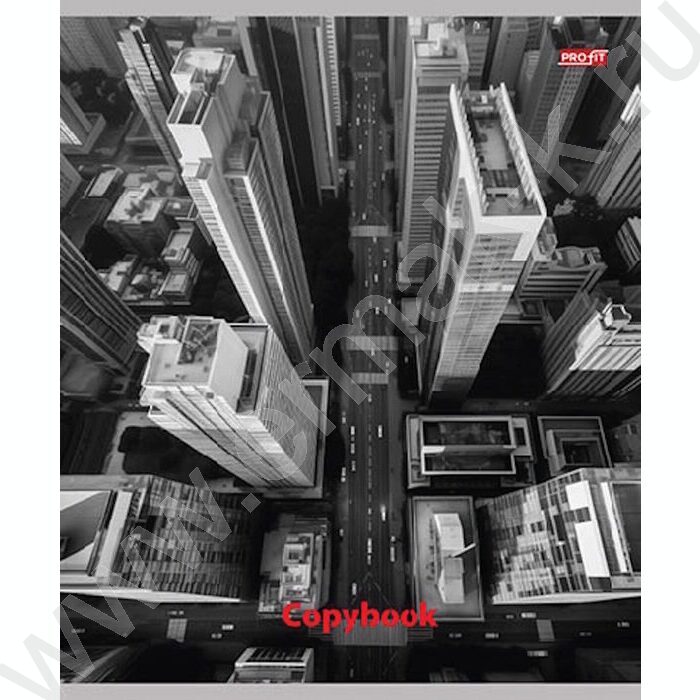 Тетрадь  48л клетка "Мегаполис в чёрно-белом" ассорти | Фото 6